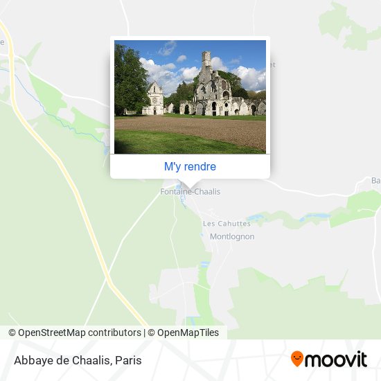 Abbaye de Chaalis plan