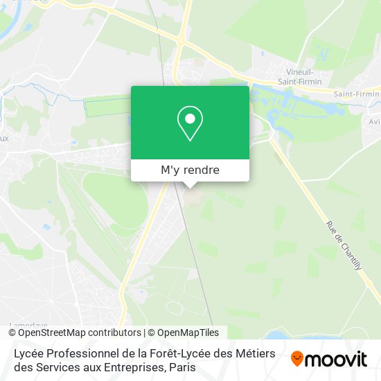 Lycée Professionnel de la Forêt-Lycée des Métiers des Services aux Entreprises plan