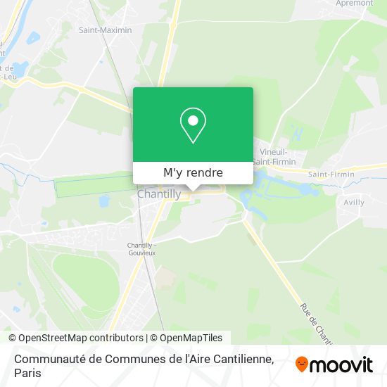 Communauté de Communes de l'Aire Cantilienne plan