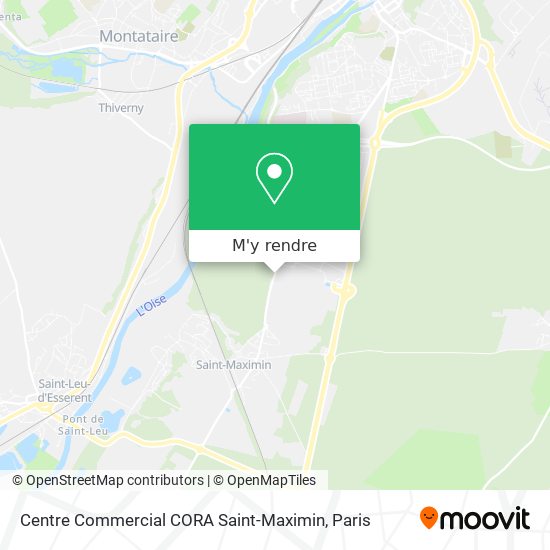 Centre Commercial CORA Saint-Maximin plan