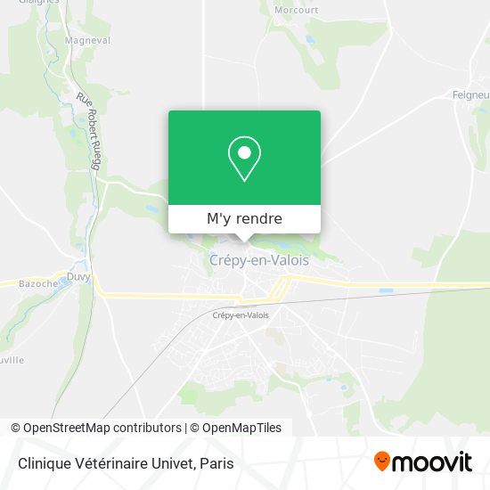 Clinique Vétérinaire Univet plan