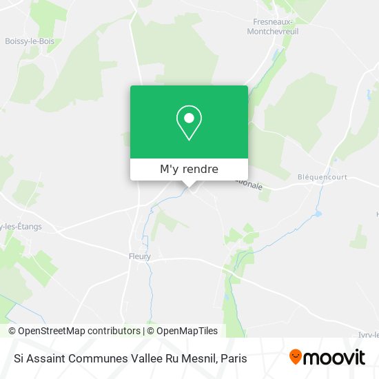 Si Assaint Communes Vallee Ru Mesnil plan