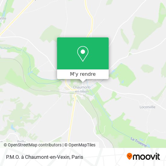 P.M.O. à Chaumont-en-Vexin plan