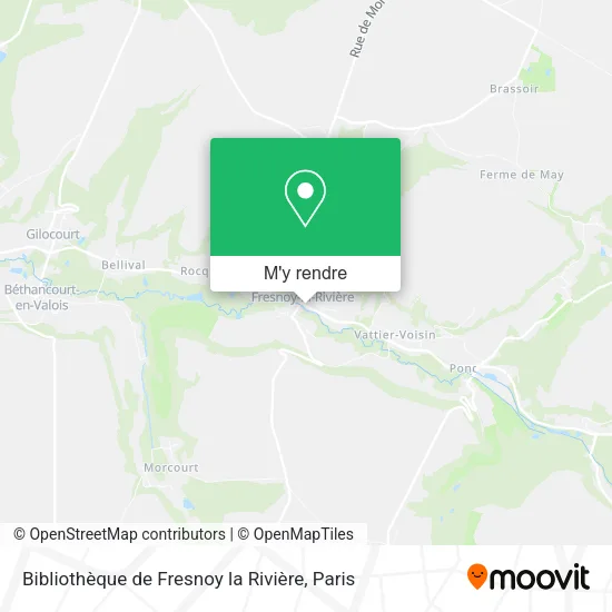 Bibliothèque de Fresnoy la Rivière plan