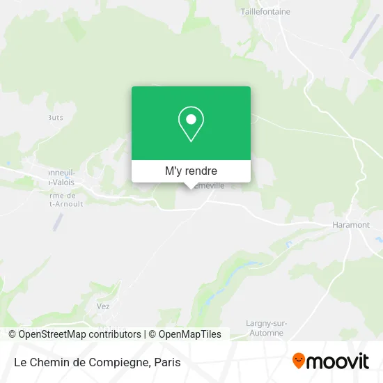 Le Chemin de Compiegne plan