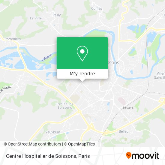 Centre Hospitalier de Soissons plan
