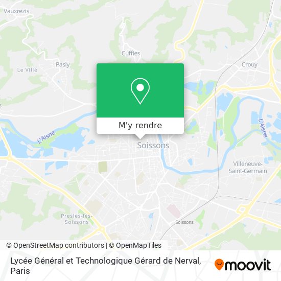 Lycée Général et Technologique Gérard de Nerval plan