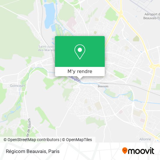 Régicom Beauvais plan