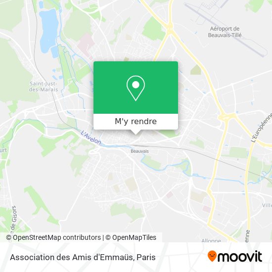 Association des Amis d'Emmaüs plan