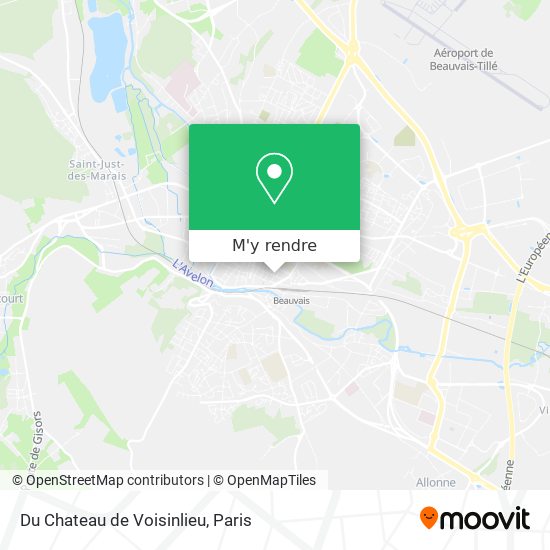 Du Chateau de Voisinlieu plan