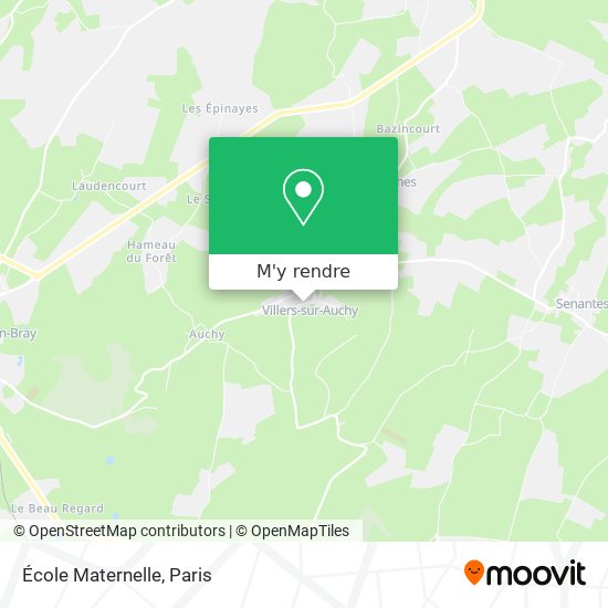 École Maternelle plan