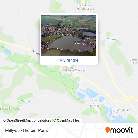 Milly-sur-Thérain plan