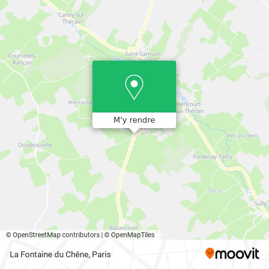 La Fontaine du Chêne plan