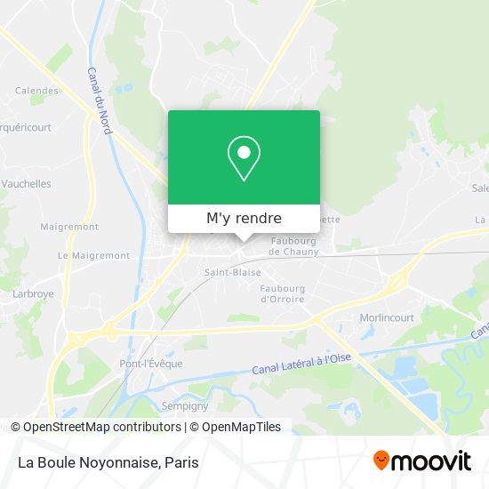 La Boule Noyonnaise plan