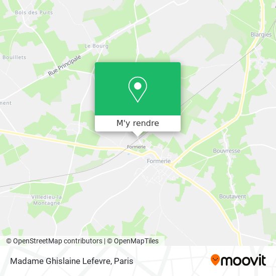 Madame Ghislaine Lefevre plan