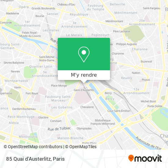 85 Quai d'Austerlitz plan