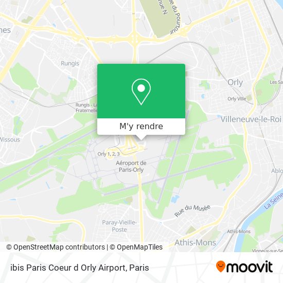 ibis Paris Coeur d Orly Airport plan