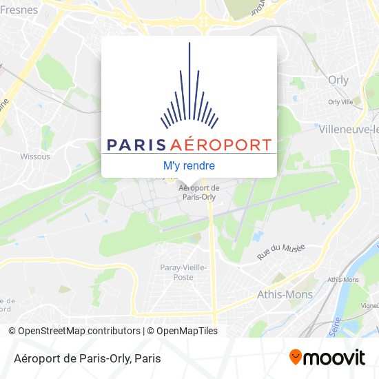Aéroport de Paris-Orly plan