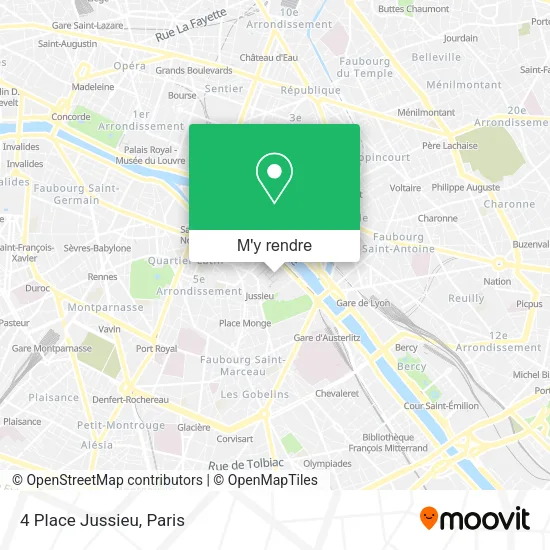 4 Place Jussieu plan