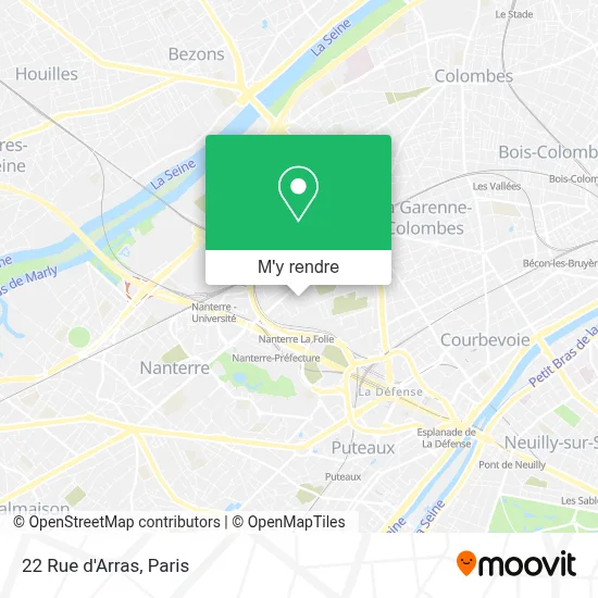22 Rue d'Arras plan