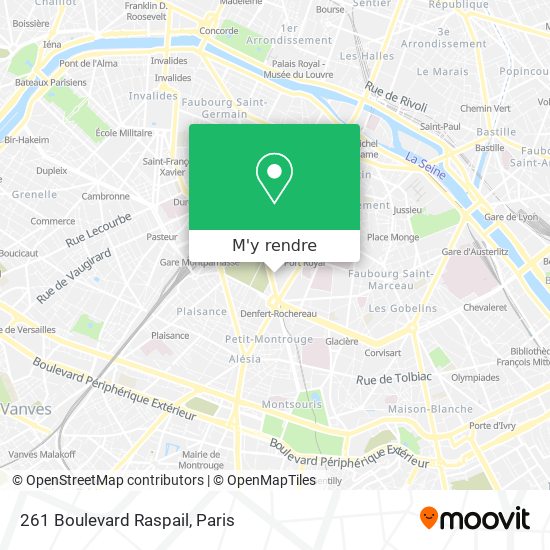 261 Boulevard Raspail plan