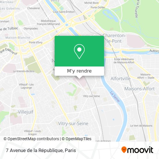 7 Avenue de la République plan