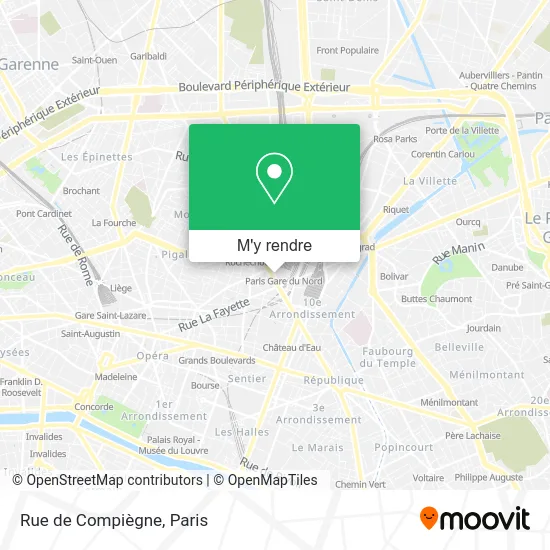 Rue de Compiègne plan