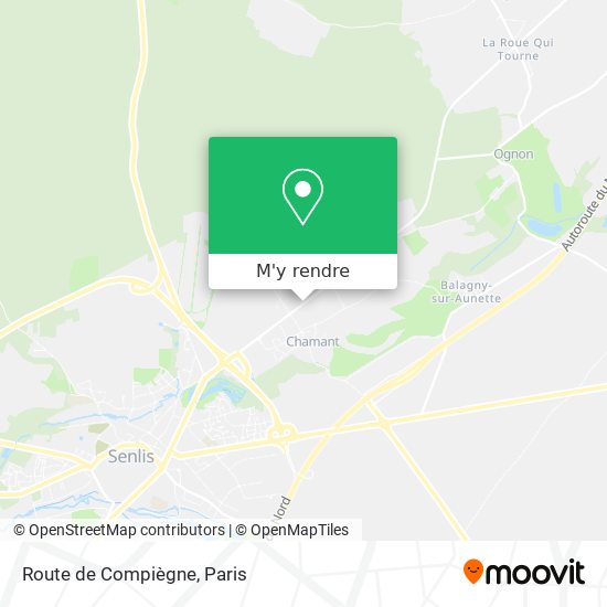 Route de Compiègne plan