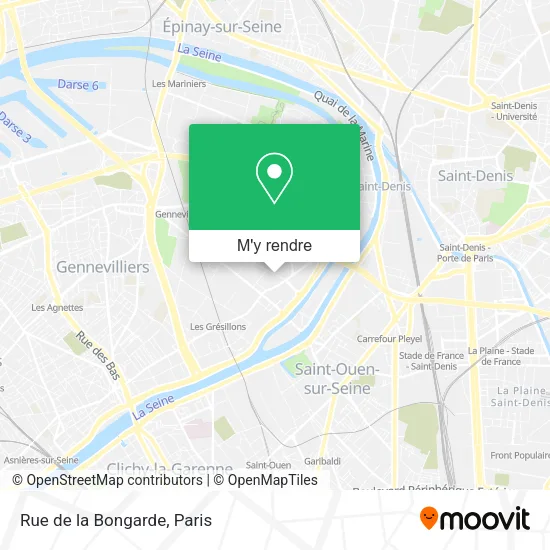 Rue de la Bongarde plan