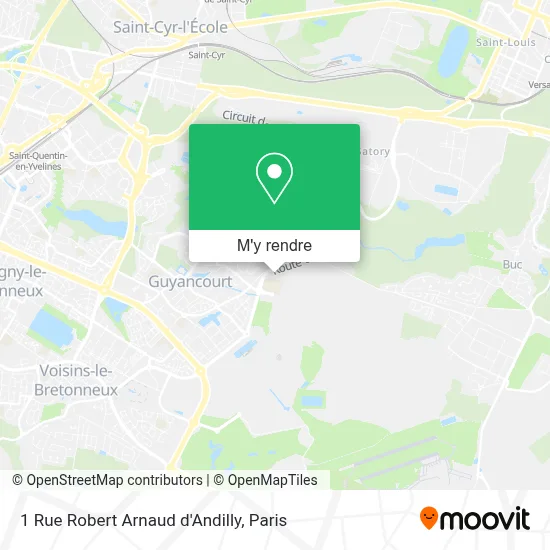 1 Rue Robert Arnaud d'Andilly plan