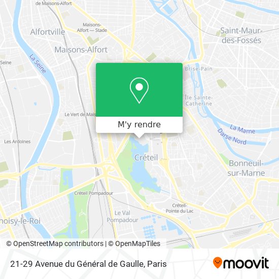 21-29 Avenue du Général de Gaulle plan