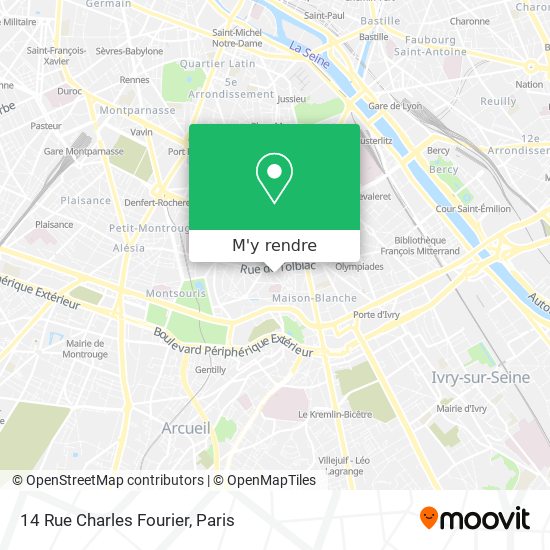14 Rue Charles Fourier plan