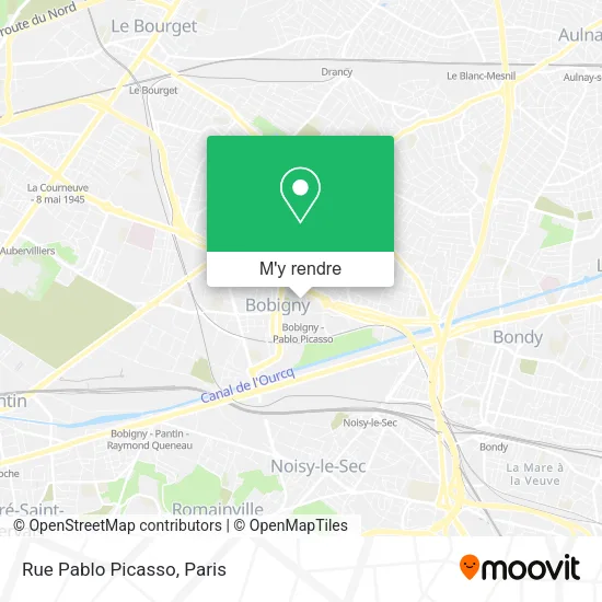 Rue Pablo Picasso plan