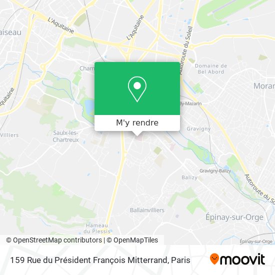 159 Rue du Président François Mitterrand plan