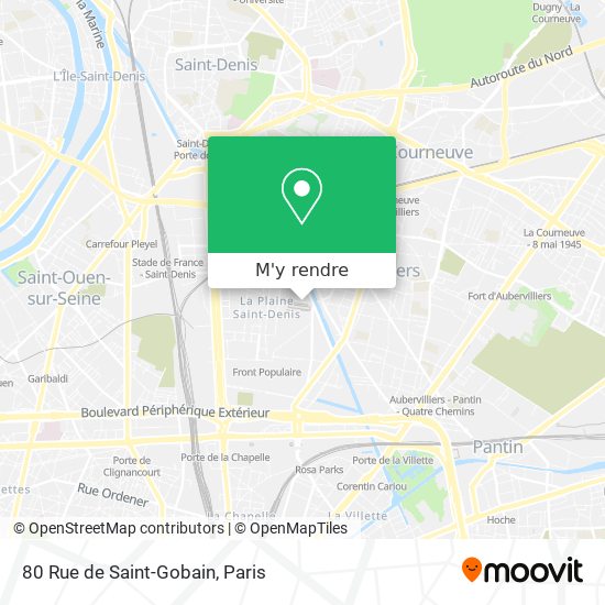 80 Rue de Saint-Gobain plan