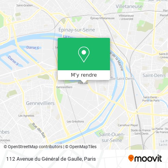 112 Avenue du Général de Gaulle plan