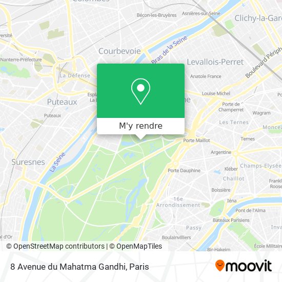 8 Avenue du Mahatma Gandhi plan