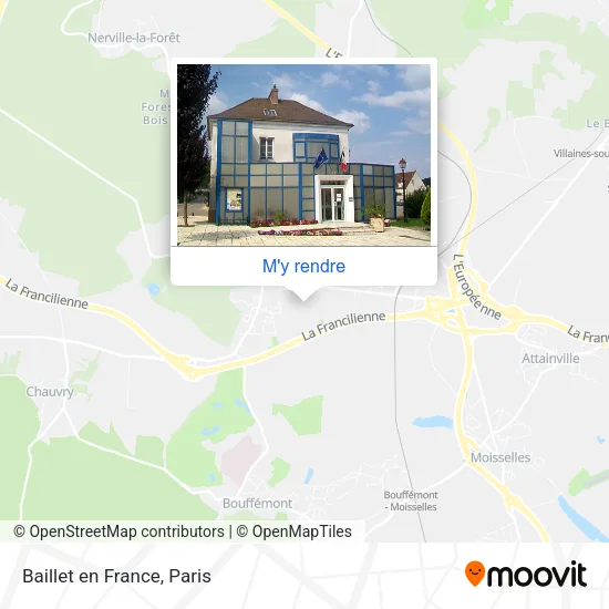 Baillet en France plan