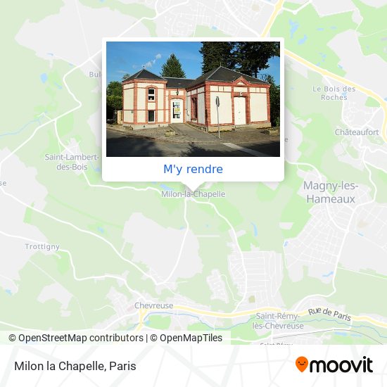 Milon la Chapelle plan