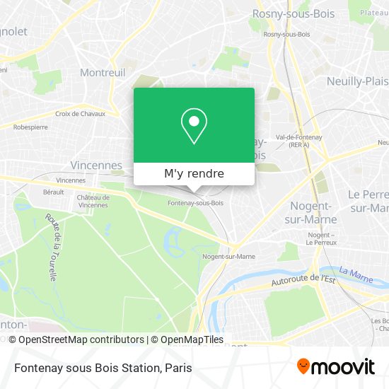 Fontenay sous Bois Station plan