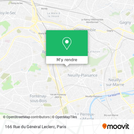166 Rue du Général Leclerc plan