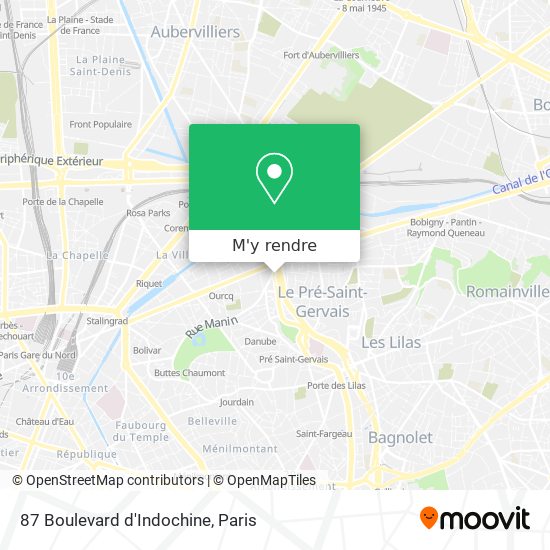 87 Boulevard d'Indochine plan