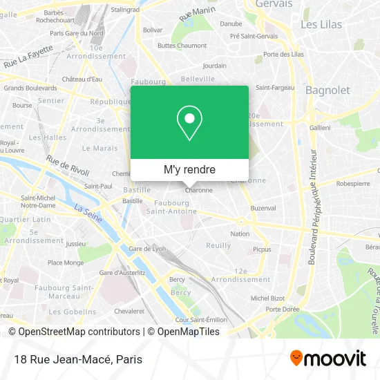 18 Rue Jean-Macé plan