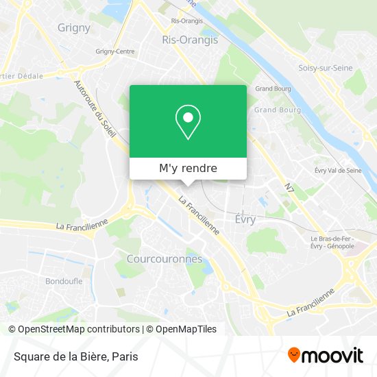 Square de la Bière plan