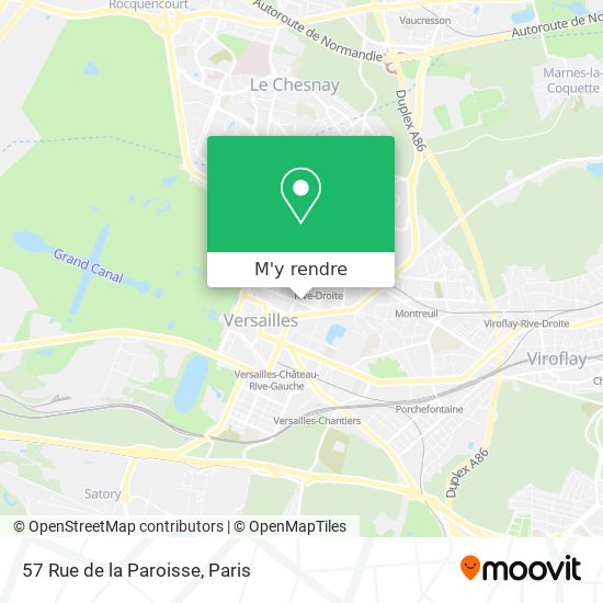 57 Rue de la Paroisse plan
