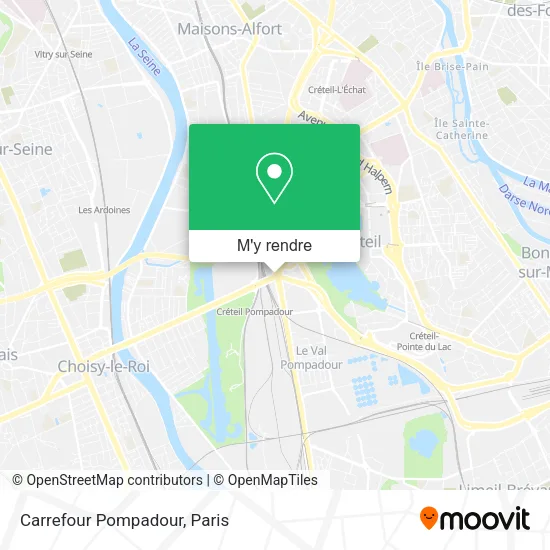 Carrefour Pompadour plan