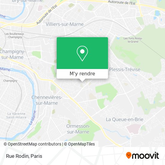 Rue Rodin plan