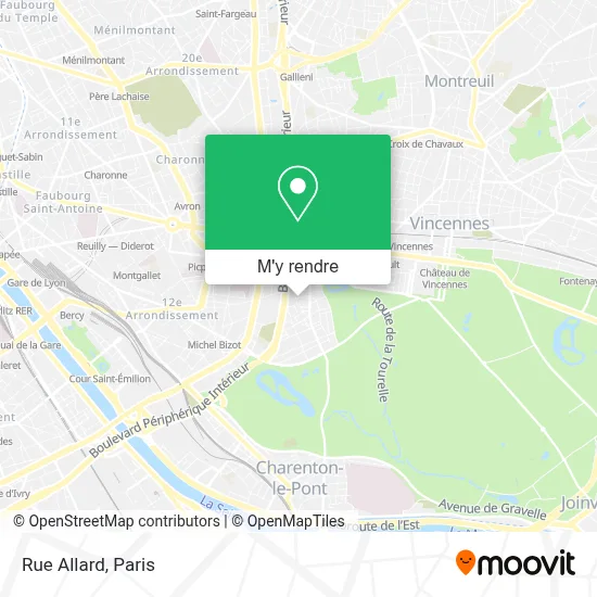 Rue Allard plan