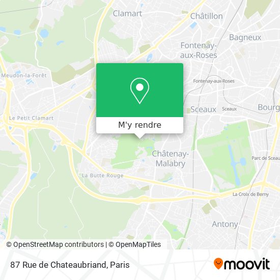87 Rue de Chateaubriand plan