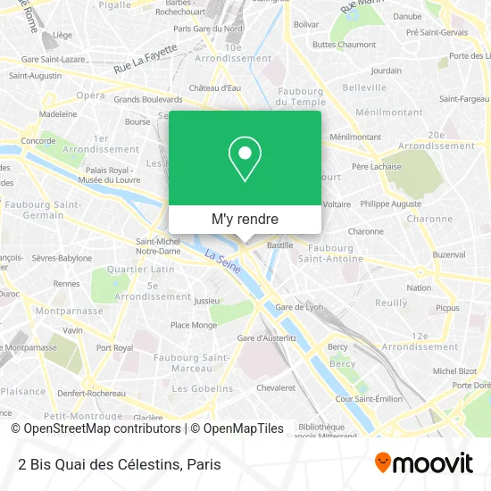 2 Bis Quai des Célestins plan